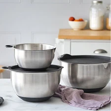 PAMPEREDCHEF Stainless Steel Mixing Bowl Set. Free Shipping
