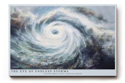 Paul Sinus Wandbild The Eye of Endless Storms Nature s Power in Motion