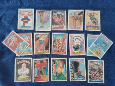 Garbage Pail Kids Lot 15 Cards Mixed Series Puzzle Backs Wanted Cards GPK