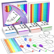 Math Games for Kids - Math Flash Cards -Interactive Practice Kit Pop It Practice