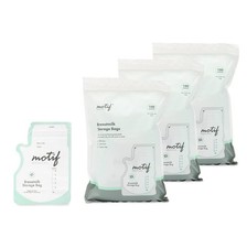 Breastmilk Storage Bags - Freezer Bag w/Easy Pour Spout, Write-On Label - Lea...