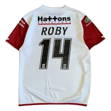 2009 ST.HELENS ENGLAND PUMA #14 ROBY RARE MATCH WORN RUGBY SHIRT JERSEY SIZE M