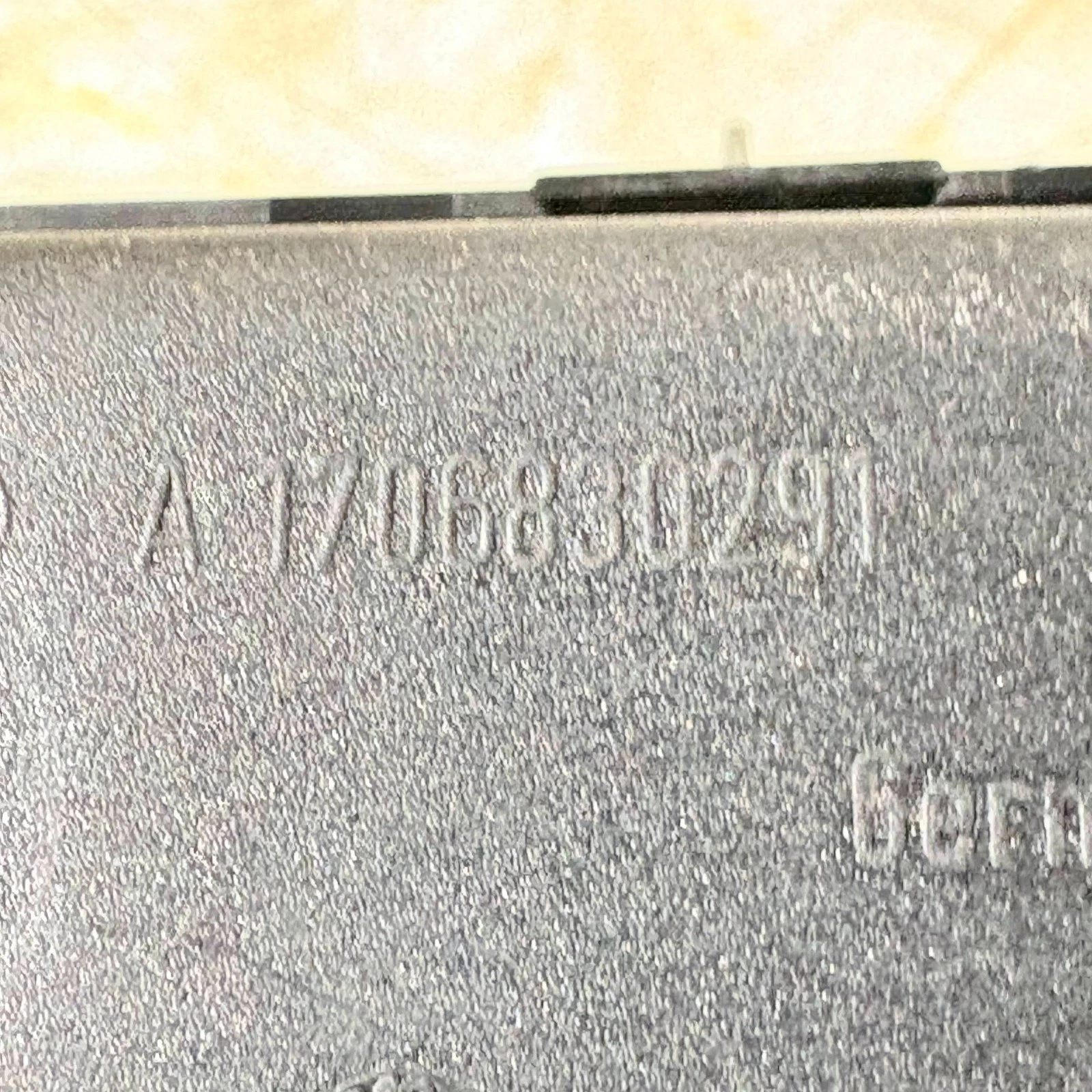 Mercedes part number A1706830291 close up identification