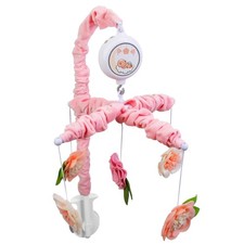 Musical Crib Mobile w/ Melodies Rattles - Pink