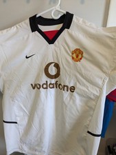 MANCHESTER UNITED 2002 2003 AWAY SHIRT FOOTBALL SOCCER JERSEY MENS NIKE SIZE XL