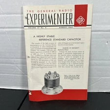THE GENERAL RADIO EXPERIMENTER- A highly stable reference standard Capacitor