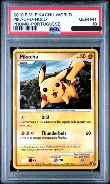 Pikachu Pokémon TCG Professional Sports Authenticator (PSA