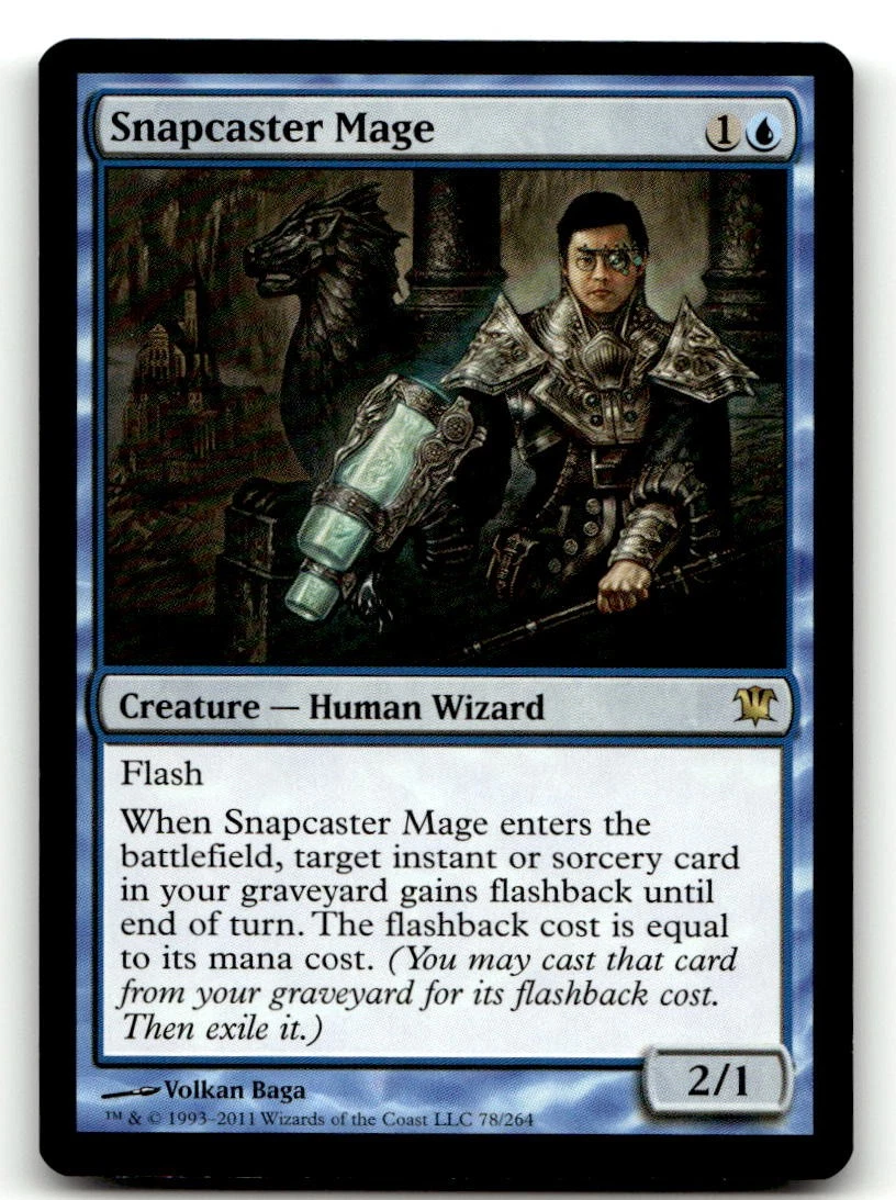 Snapcaster Mage Magic: The Gathering Wizards of the Coast Blue