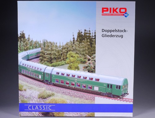 H0 DC Piko 53120 Doppelstock-Gliederzug DGBgqe DR Digital DCC Zimo OVP #OD_111 | Condition: Gebraucht