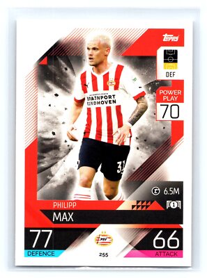 2022 Topps Match Attax #- Philipp Max  PSV Eindhoven Mint