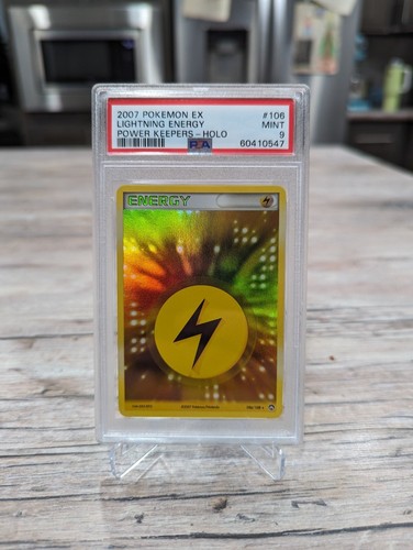 Lightning Energy graded PSA 9 for sale on eBay