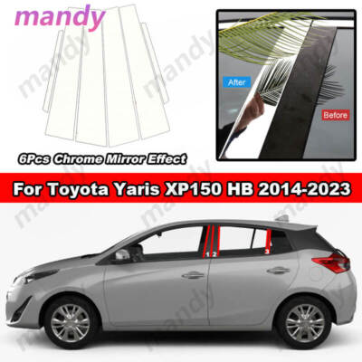 6-Piece Chrome Pillar Post Trim For Toyota Noah / Voxy R80 (2014-2021)