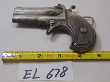 Vintage Belt Buckle 1978 Bergamot Brass Works F-156 Derringer Hand Gun Pistol