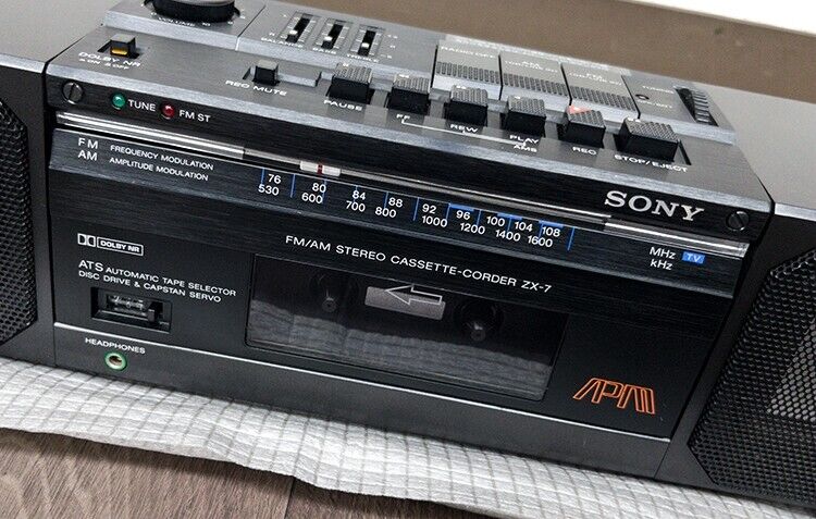 Unused and Stored Item SONY ZX-7 Stereo Cassette Recorder Unused and Stored Item SONY ZX-7 Stereo Cassette Recorder