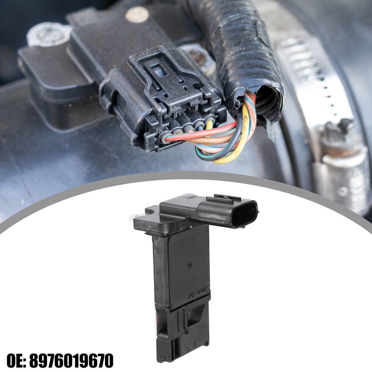 MAF Mass Air Flow Meter Sensor 8976019670 for Isuzu D-Max MAF Mass Air Flow Meter Sensor 8976019670 for Isuzu D-Max