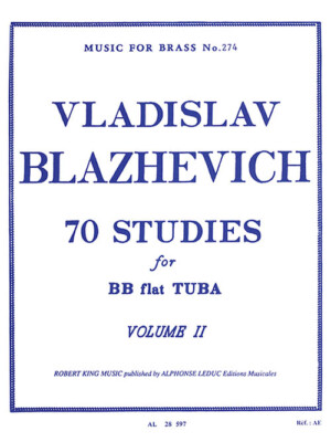 70 Studies for Bb Tuba - Volume II
