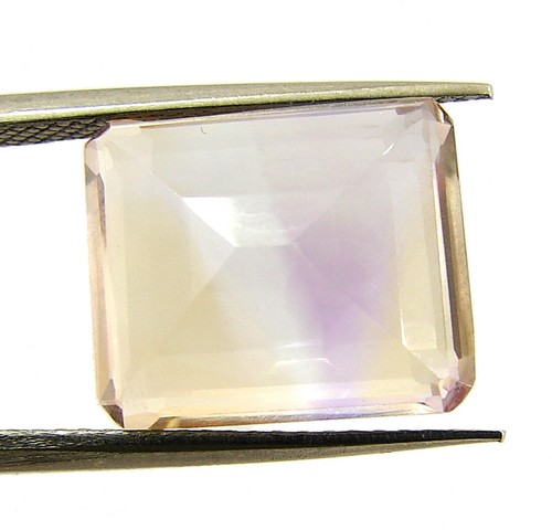 6.75 CT Naturel Amétrine Améthyste Citrine Gemme Émeraude Coupe Pierre - 63413 - Picture 2 of 5