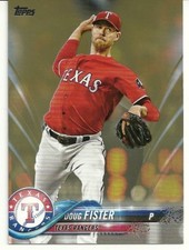  2018 TOPPS BASEBALL - DOUG FISTER GOLD PARALLEL - #617 - RANGERS - 1400/2018