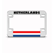 Metal Bike License Plate Frame Netherlandss Style B Motorcycle Accessories
