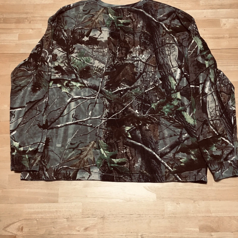 Code Five Realtree  Camo Shirt Mens XL Long Sleeve Hunting Outdoor Cotton EUC - Image 2 of 4
