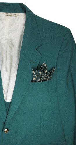 Nordstrom Mens Jacket Blazer 44 Canada Vintage Green Nautical Gold Button - Bild 2 von 11