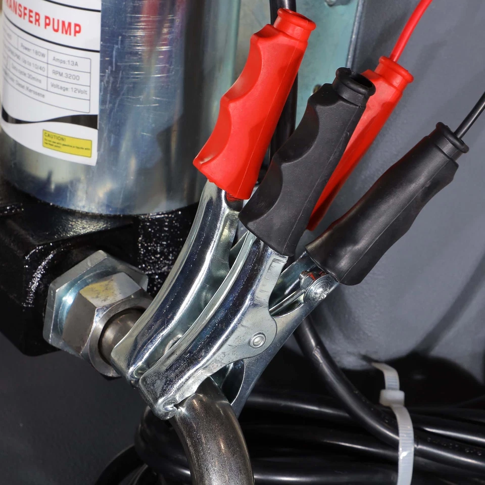 Wiltec 120l mobile Tankanlage 12V Pumpe Kraftstoffbehälter Dieseltankstelle - Bild 4 von 4