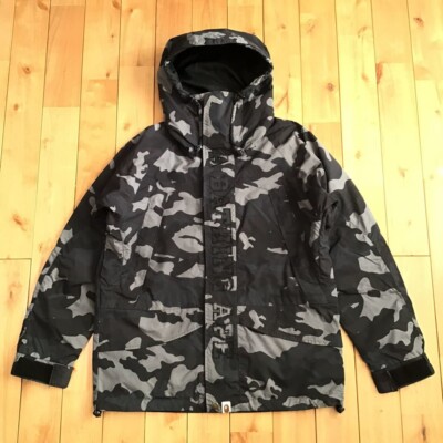 BAPE Woodland camo スノボジャケット ベイプ APE NIGO s-l400.jpg
