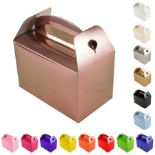 Recyclable Plain Party Food Boxes Children's Wedding Favour Kids Birthday Gifts
