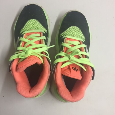 Adidas Harden Stepback J Black & Coral Green EH2769  Size 4.5- Adidas Harden Stepback J Black & Coral Green EH2769 Size 4.5  main image 2