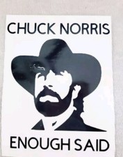 Chuck Norris was Here Graphic Vinyl Decal Car Truck Tumbler Laptop Tablet Window