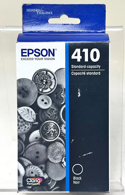 Epson 410 Claria Premium Standand-Capacity Black Ink Cartridge Exp 12/24