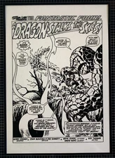 Production Art FANTASTIC FOUR #134, page 1, JOHN BUSCEMA art, 8.5x11