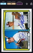 Topps Bunt DIGITAL- Cal Ripken / Ryan Mountcastle -DUAL Sig Orioles Heritage SR