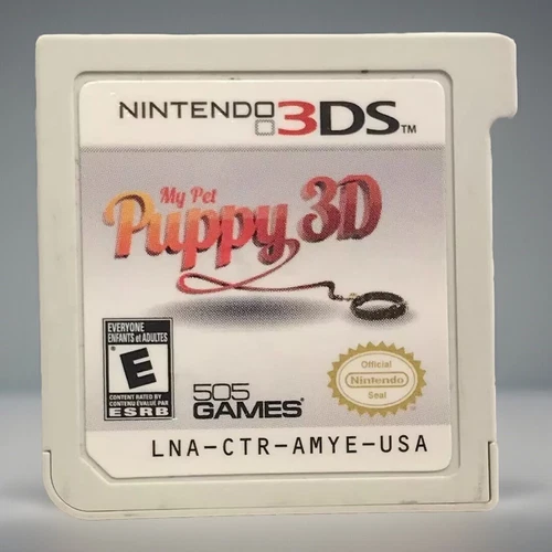 My Pet Puppy 3D Game Nintendo 3DS Cartridge Only Tested