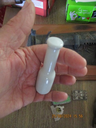 Ustensile de Cuisine Druide ou Médecine Pharmacien Ancien Petit Pilon de Mortier - Picture 3 of 3