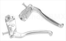 DIA-COMPE Tech-6 Old School Locking Brake Levers PAIR BMX - SILVER