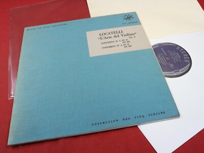 Locatelli  L'ARTE DEL VIOLINO op. 3 - Lautenbacher LP Vox STDL 500.500 USA nm