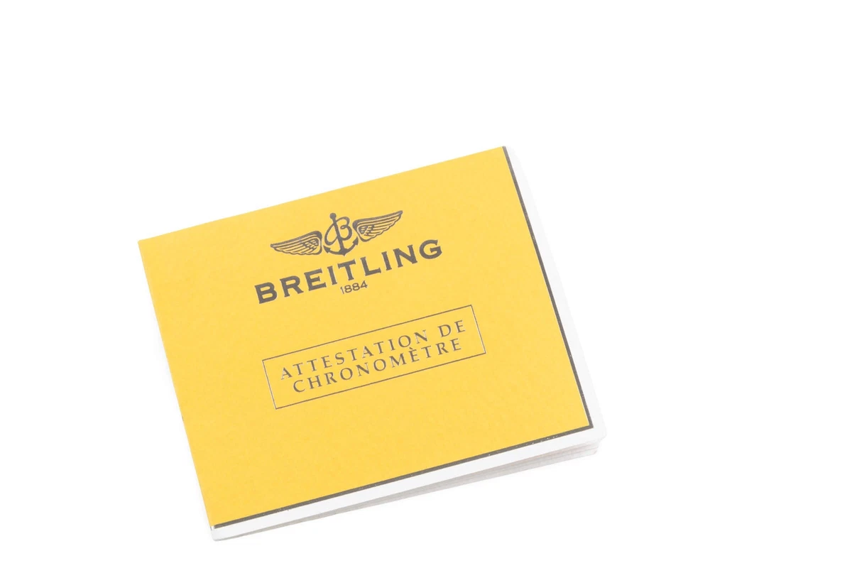 Breitling Cronómetro Certificado Certificado Francés