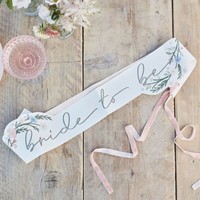 "Jga SchäRpe Boho \"Bride To Be\" ZubehöR Junggesellinnenabschied Braut "