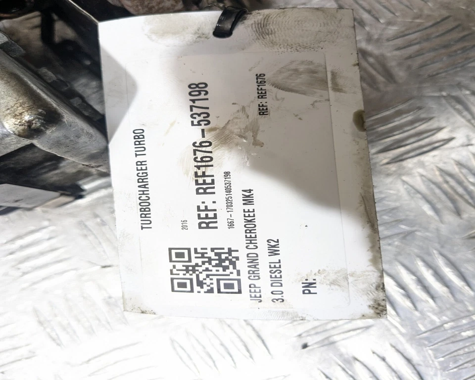 Jeep Grand Cherokee MK4 TURBOCOMPRESOR TURBO 3.0 CRD VM44D diésel 2016 35242180F Foto 4 de 4