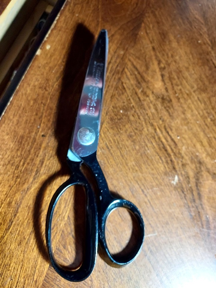 VINTAGE Clauss Pinking Shears Scissors Chrome Plated Fremont Ohio eBay
