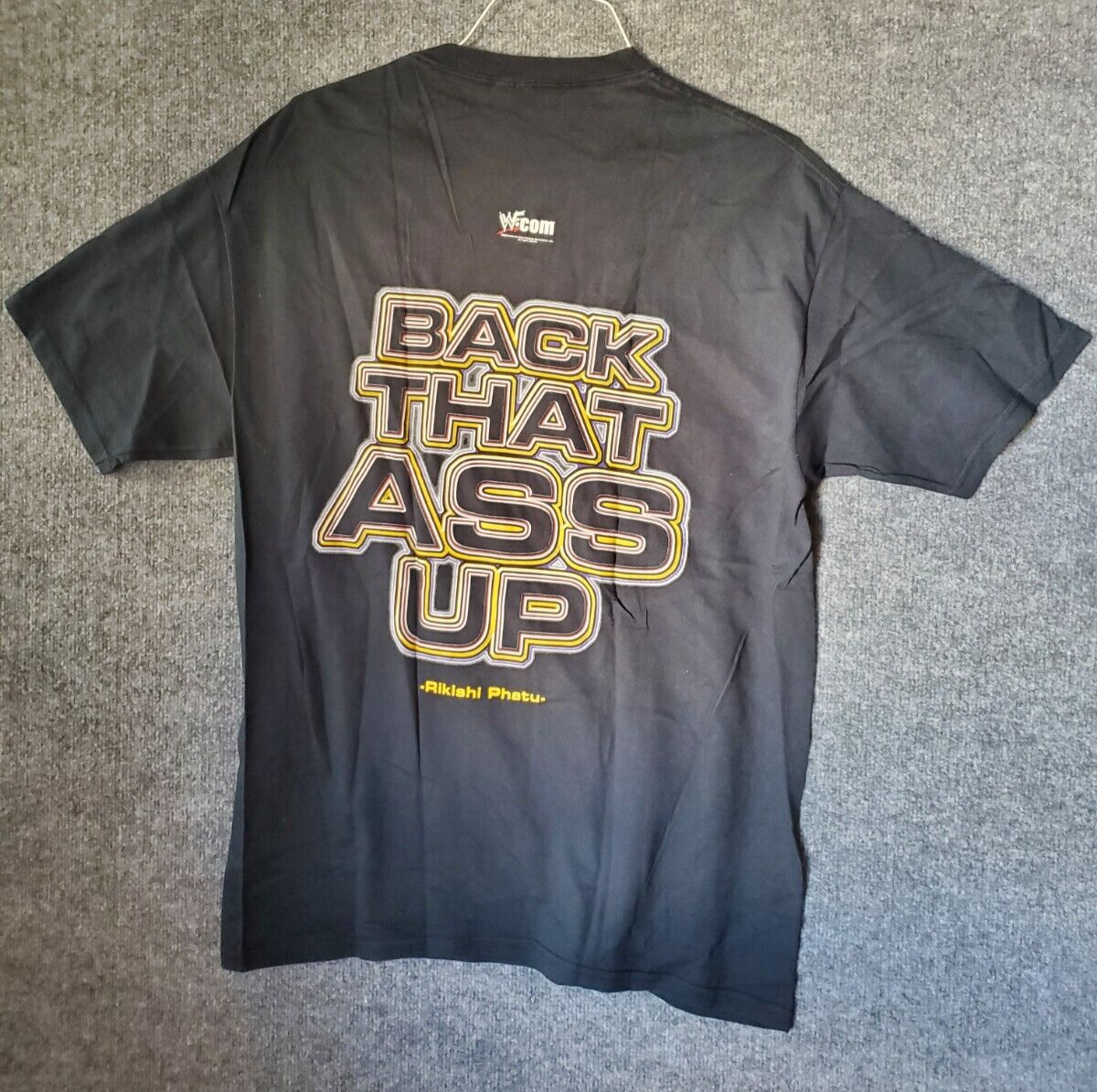 Vintage WWF Rikishi Fatu Back That Ass Up Tshirt Anvil XL wwe | eBay