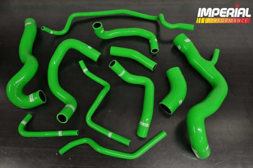 IMPERIAL PERFORMANCE ASTRA H VXR SILICONE RADIATOR COOLANT HOSES *FULL KIT* ZAFIRA B Z20LEH - GREEN