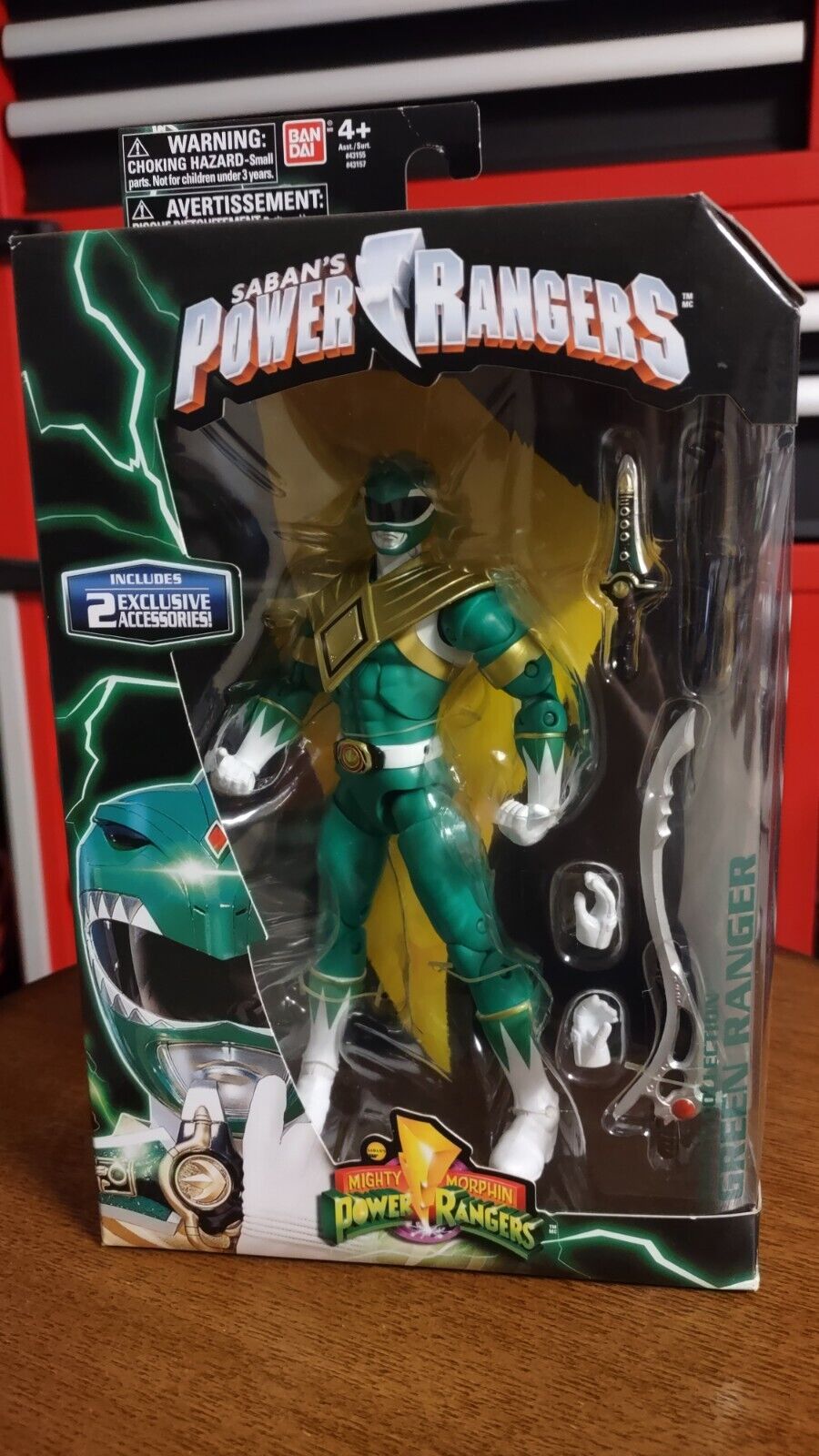 MMPR MIGHTY MORPHIN POWER RANGERS Legacy Collection 6.5 GREEN RANGER NEW Bandai