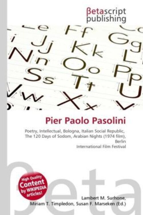 Thumbnail - Lambert M. Surhone (u. A.) | Pier Paolo Pasolini | Taschenbuch |