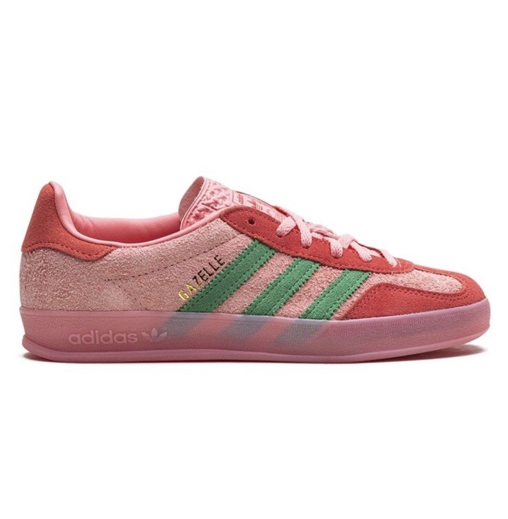 ★ADIDAS★(W) Gazelle Indoor pink & green★送料・関税込★ Size 12 - adidas Gazelle Indoor Pink Spark Preloved Green W