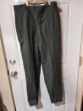 Vintage 1968 US Army Military Wool Trousers Pants AG 44 Class 1 Zipper 32x30