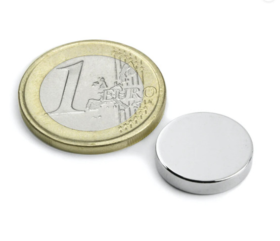 10 X Scheibenmagnet Rundmagnet Ø 15 Mm, HöHe 3 Mm Neodym (Ndfeb) - HäLt 2,9 Kg-image