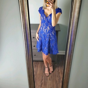 eliza j royal blue dress