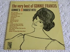 The Very Best Of Connie Francis USED LP VINYL 1963 MGM Records SE 4167 Pop Vocal